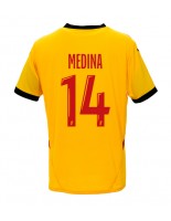 Moške Nogometnih dresov RC Lens Facundo Medina #14 Domači 2024-25 Kratki rokavi